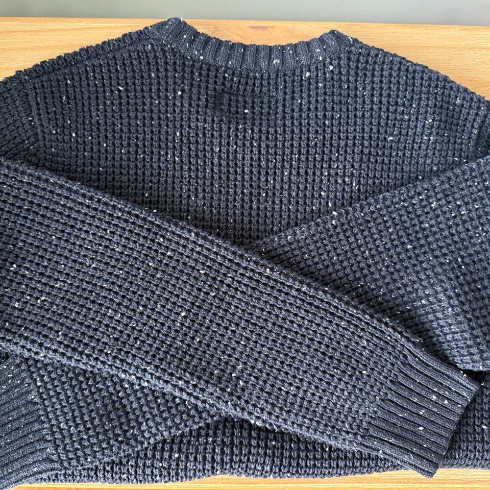 NWOT The Normal Brand Seawool Nep Crew Navy. Size M. Never worn. - Picture 7 of 10